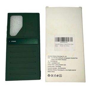 Samsung S24-Ultra 6.8 inch Cover with Camera Cover: Anti-Scratch Green